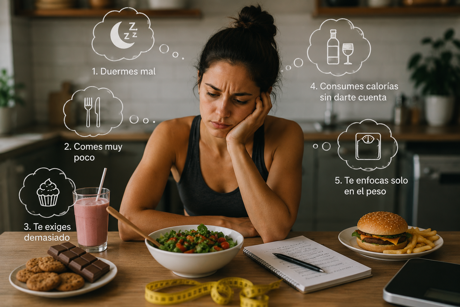 ¿Por qué tu dieta no está funcionando? 5 errores que pueden estar frenando la pérdida de peso