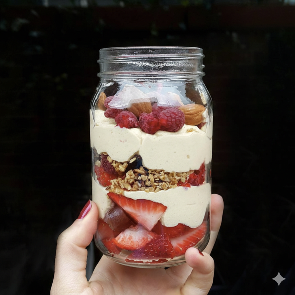 Parfait vegano: desayuno saludable en 5 minutos